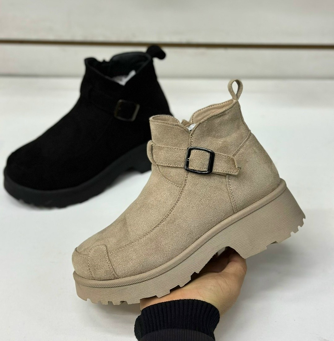 , женская,ботинки,женские угги,угги замш