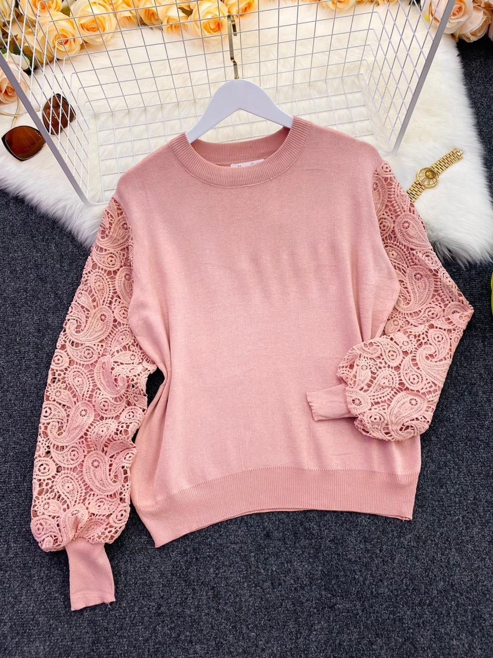 повседневная кофта,кофта женская,кофта с кружевными рукавами,нарядная кофта,кофта с ажурными рукавами