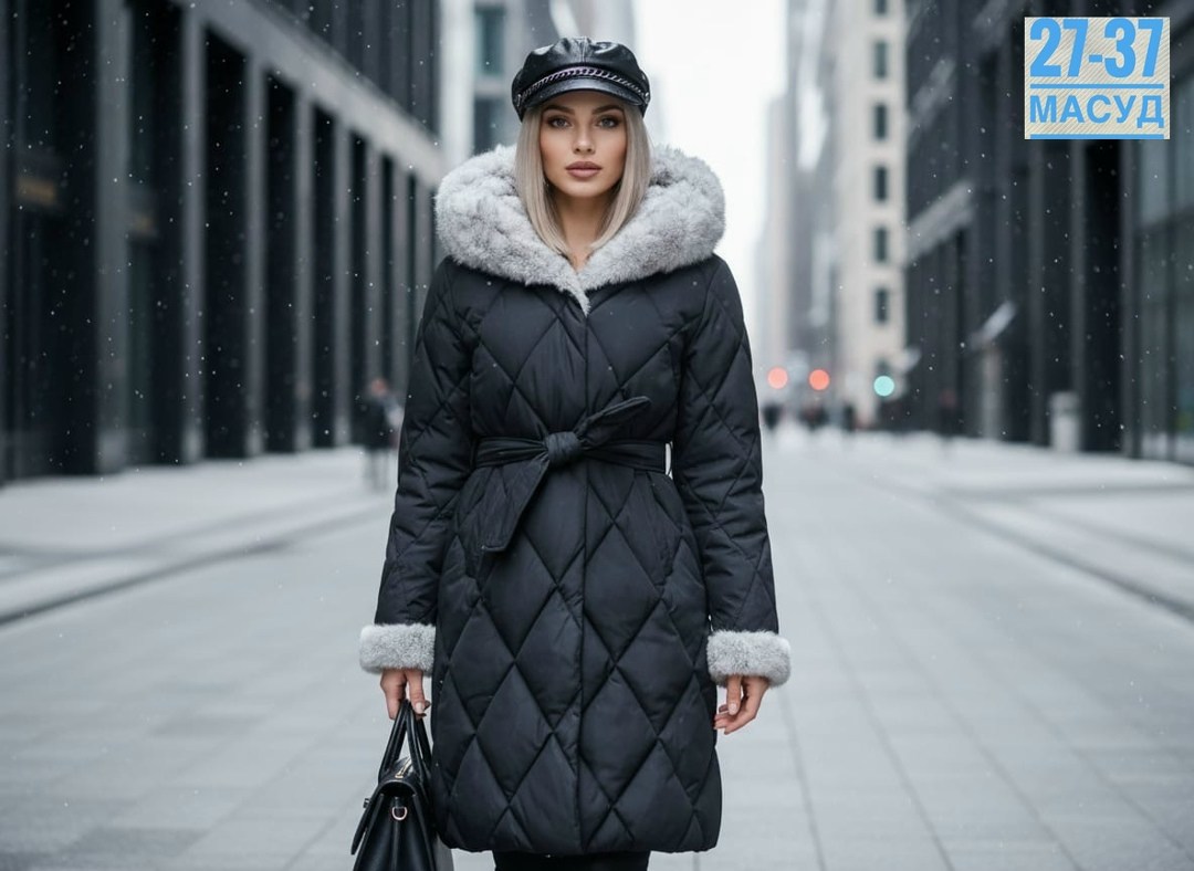 модные пуховики,пуховик зимний xaski 101444156,женское пальто зимнее,зимнее стеганое пальто,пальто женское стёганое зимнее