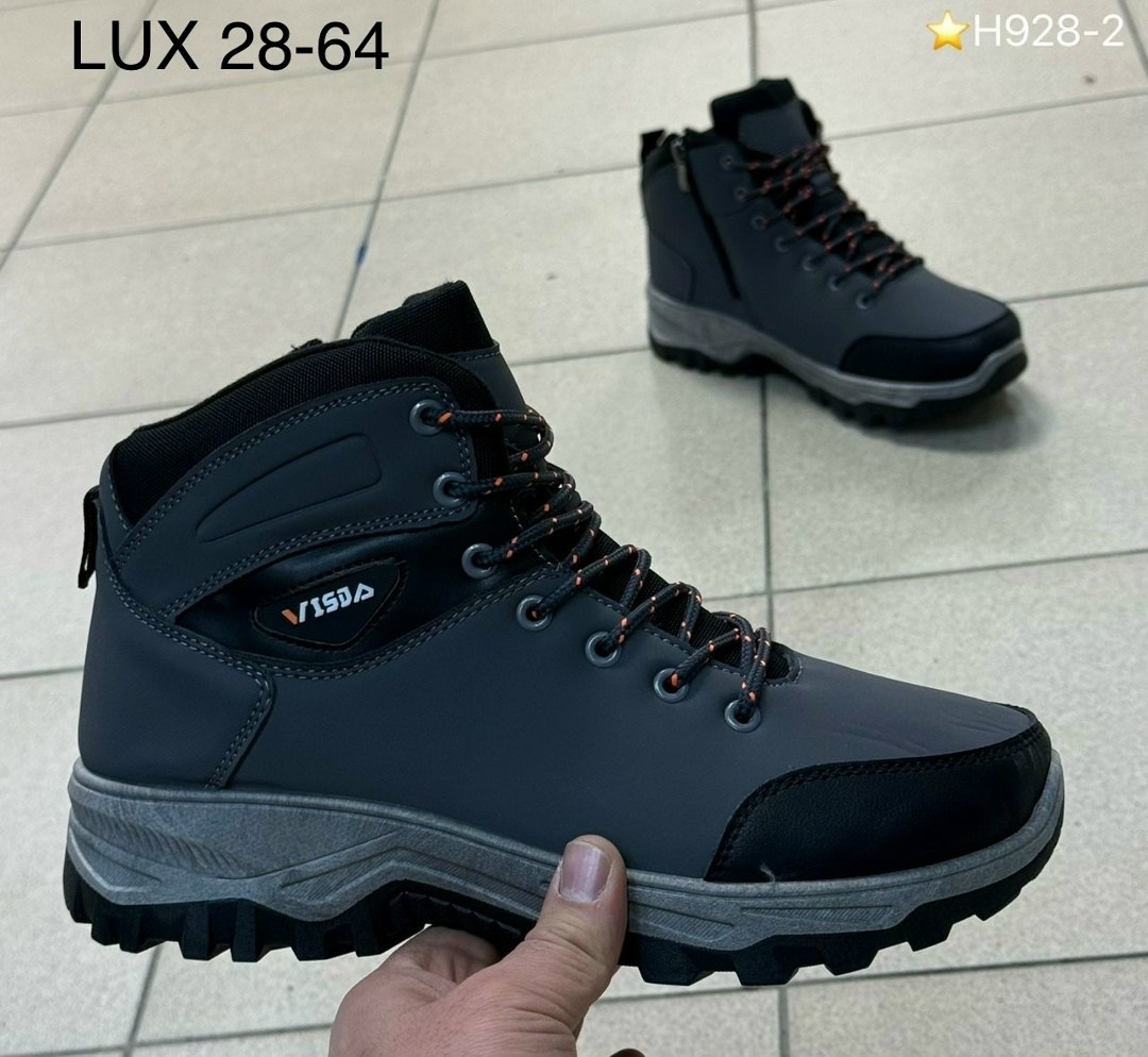 мужские зимние ботинки,мужские ботинки,мужские ботинки зима 6506-4 серые,мужская зимняя ,