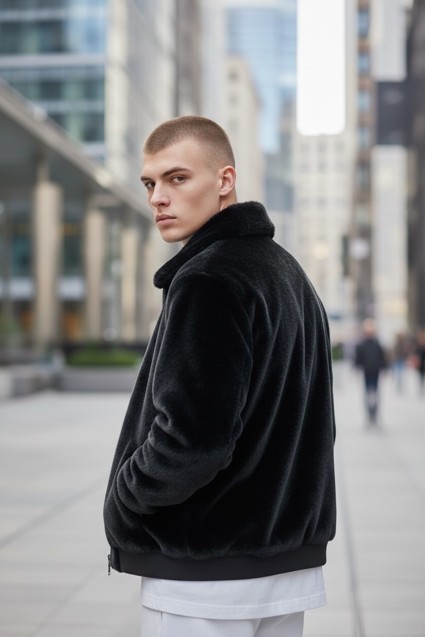 куртка меховая,повседневная куртка,куртка из искусственного меха,шуба мужская,мужская куртка из искусственного норкового меха