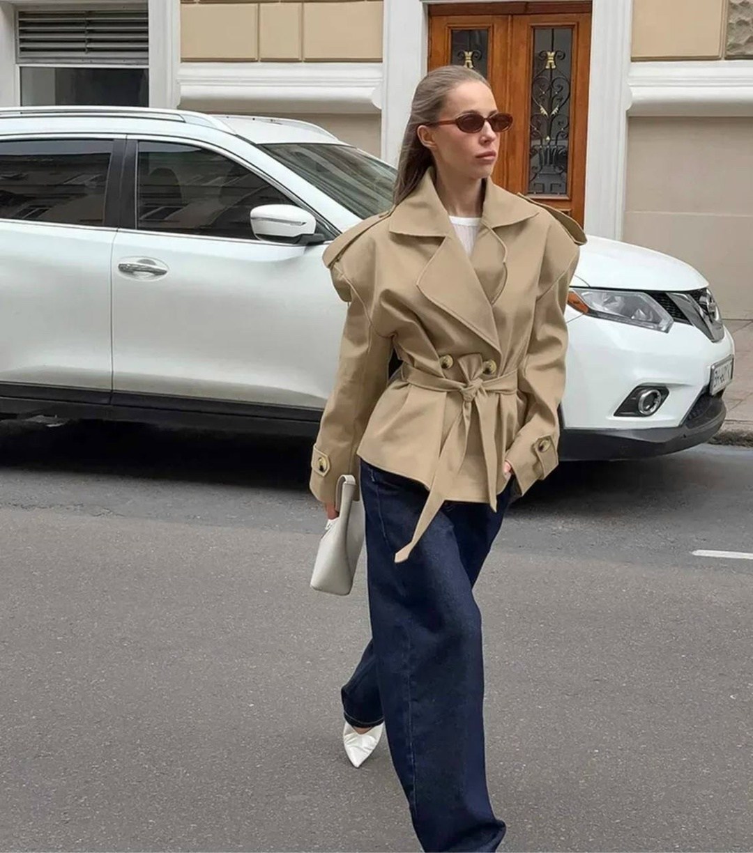 короткий тренч,тренч женский,тренч бежевый,тренч с поясом