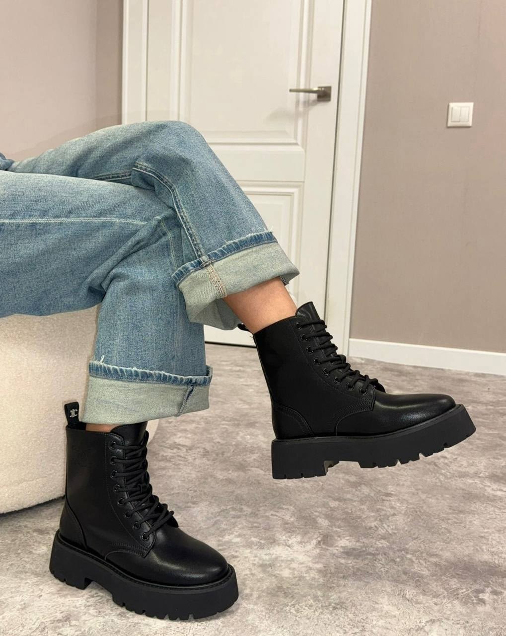 celine ботинки,женские ботинки celine,ботинки селин,женские ботинки celine 2025 черные кожаные,celine женские кожаные ботинки premium