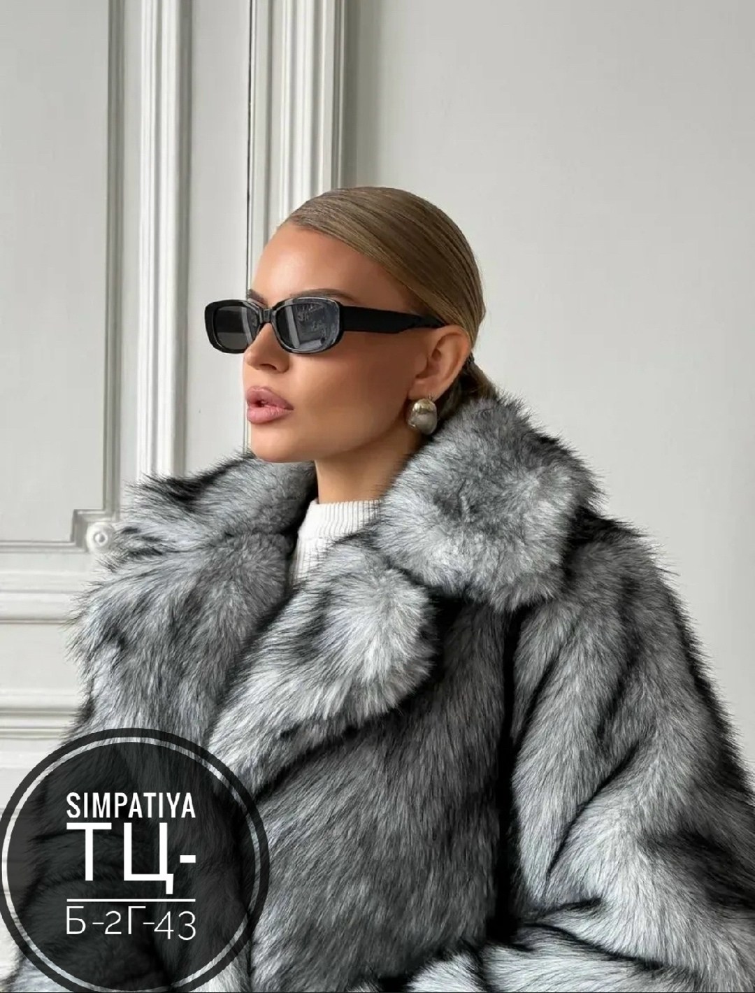 шуба из экомеха premium под песец oksana utova brand,шуба из экомеха premium под песец короткая oksana utova brand,шуба короткая искусственная экошуба зимняя oksana utova brand,шуба женская из искусст