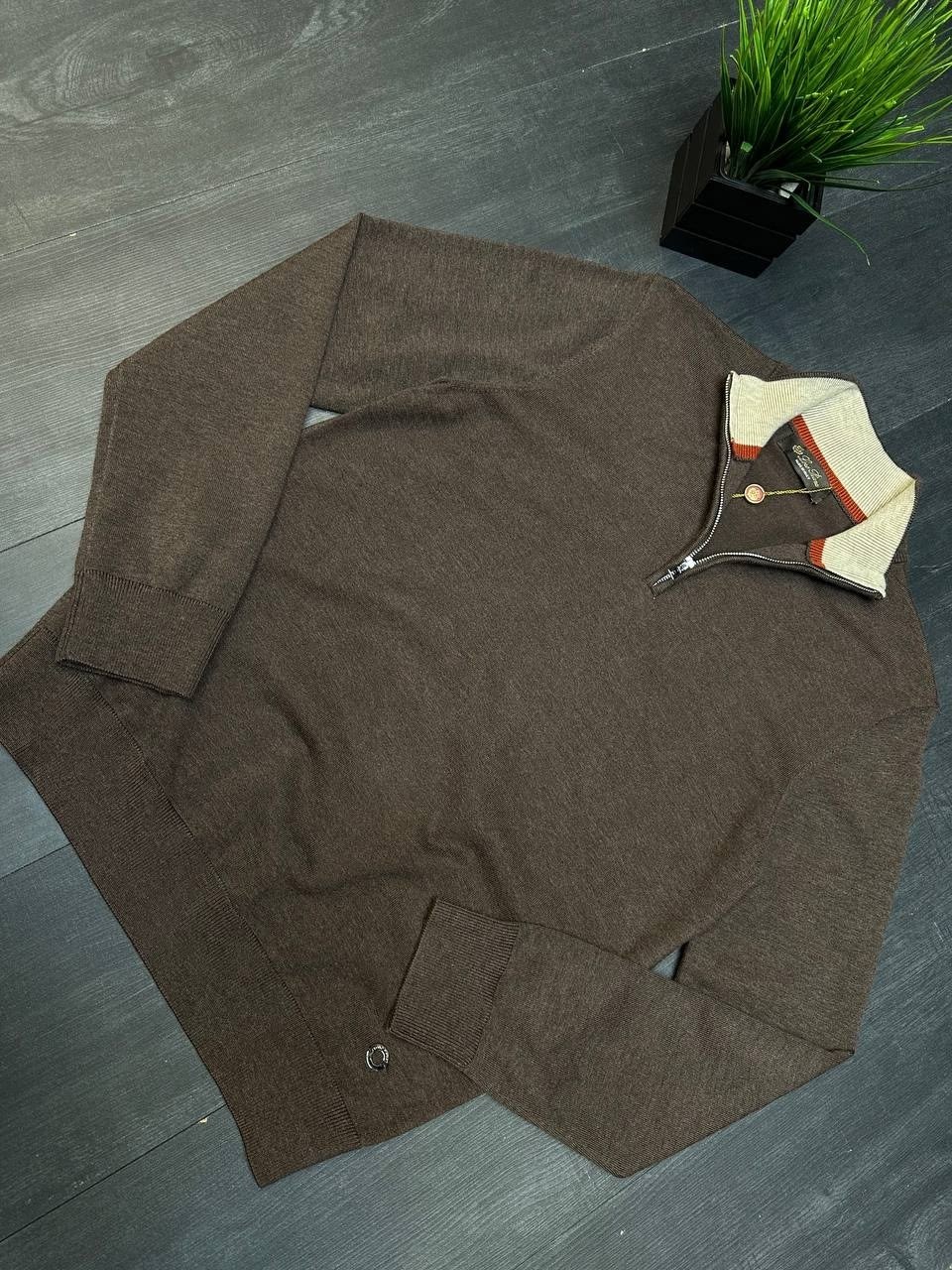 мужской джемпер,джемпер на молнии,мужские свитера,коричневый джемпер,коричневая кофта мужская