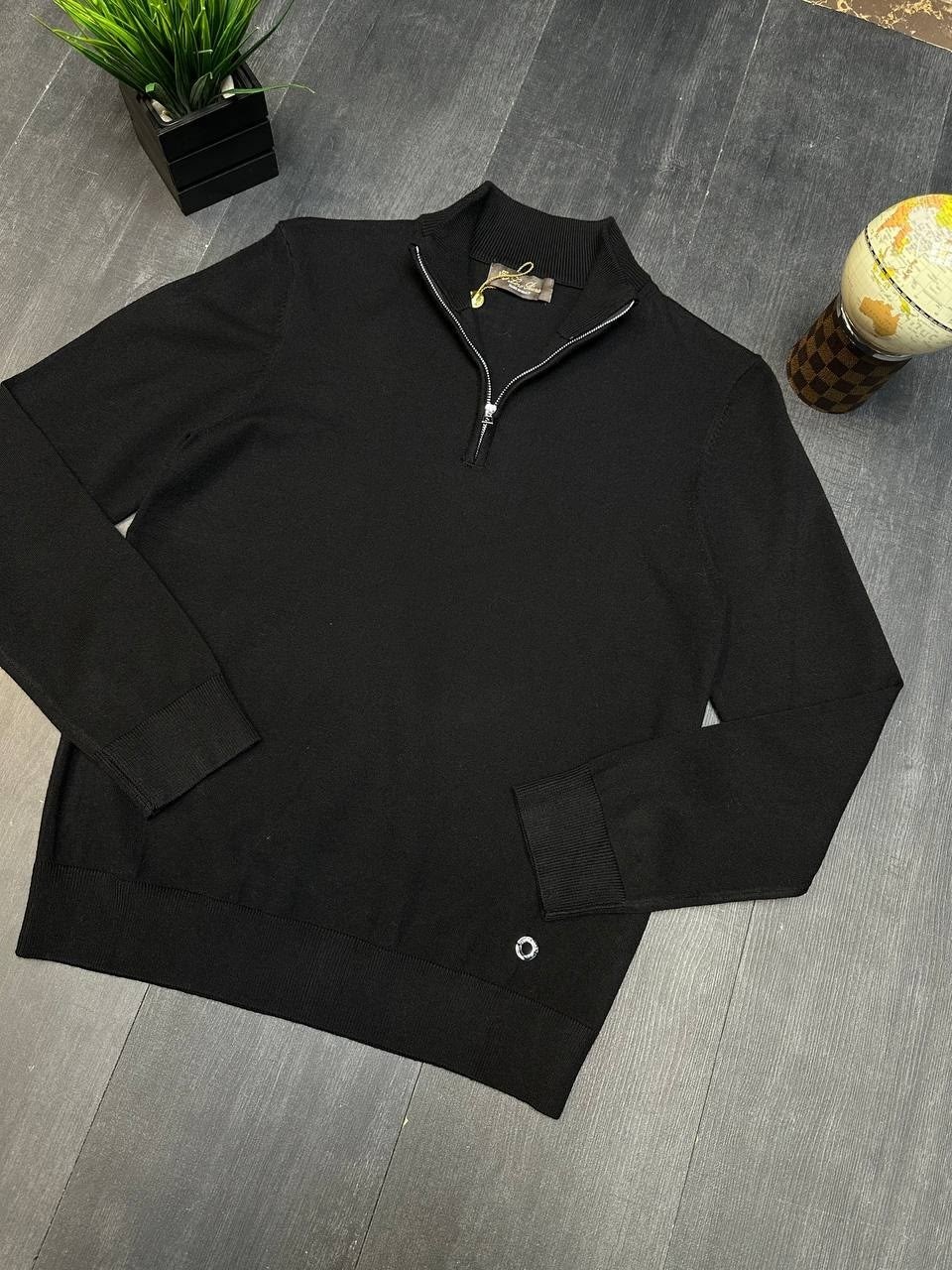 кофта мужская,поло кофта,свитера мужская,свитер чёрный,свитер джемпер мужской