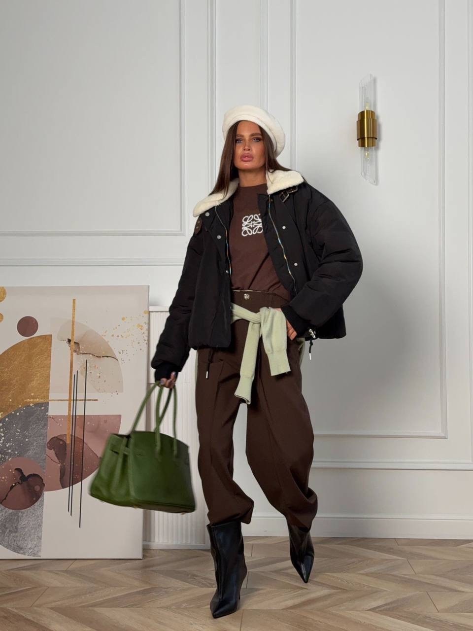 объемный пуховик,стиль одежды,одежда модная,женская куртка