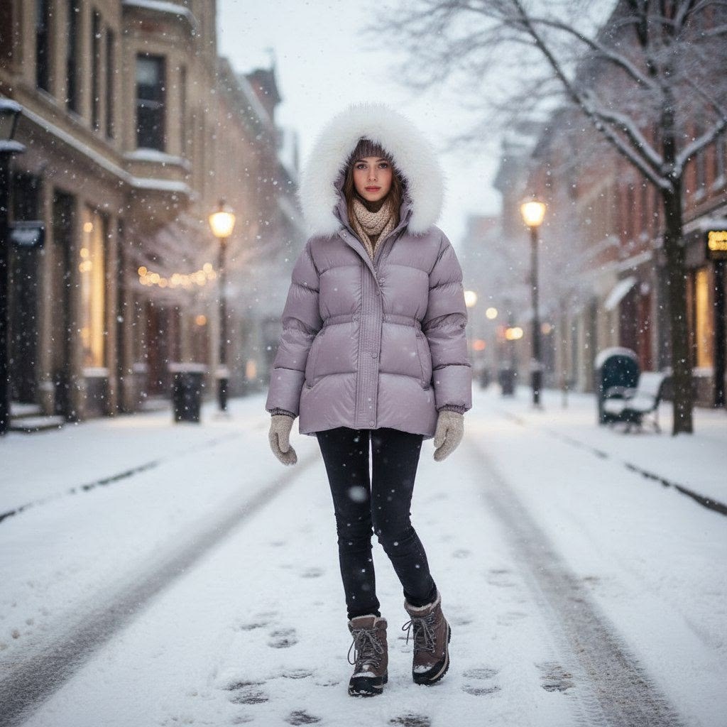 пуховик женский,снег зима,пуховик lawinter,пуховик женский зимний,пуховик