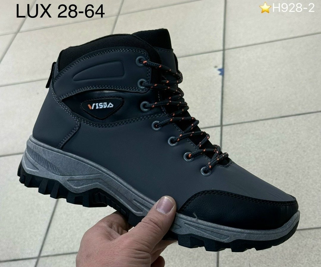 мужские зимние ботинки,мужские ботинки,мужские ботинки зима 6506-4 серые,мужская зимняя ,