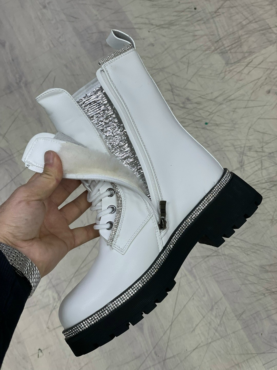 ,ботинки белые женские,ботинки женские,ботинки зимние женские,зимняя  женская