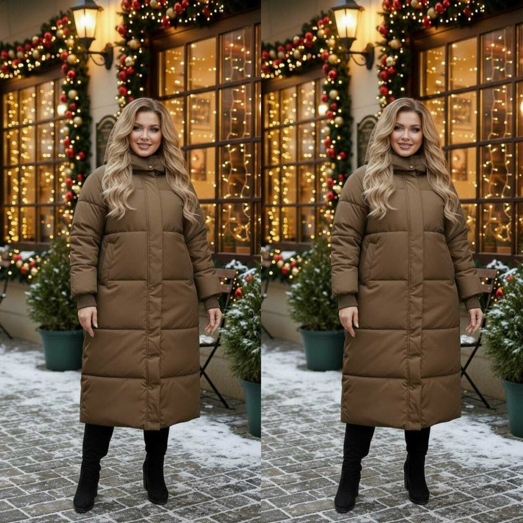 пуховик женский,пуховик,пуховик пальто,пуховик зимний длинный с капюшоном rich&sweet,пуховик зимний длинный с капюшон