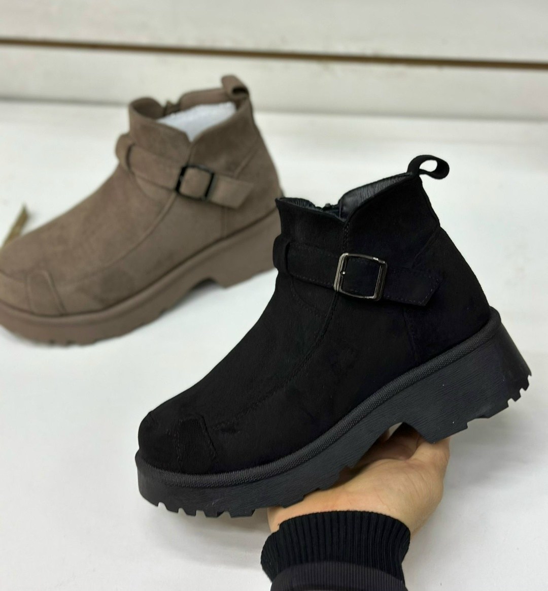, женская,ботинки,женские угги,угги замш