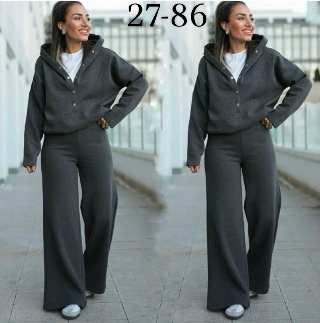 костюм женский на флисе,cпортивный костюм женский на флисе,костюмы женские,костюм женский спортивный толстовка и штаны арт. 1445324,костюм женский теплый