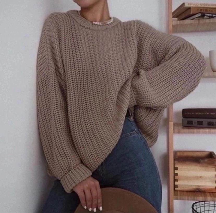 вязаный свитер оверсайз,женский вязаный свитер оверсайз,пуловер оверсайз,свитер,модные свитера