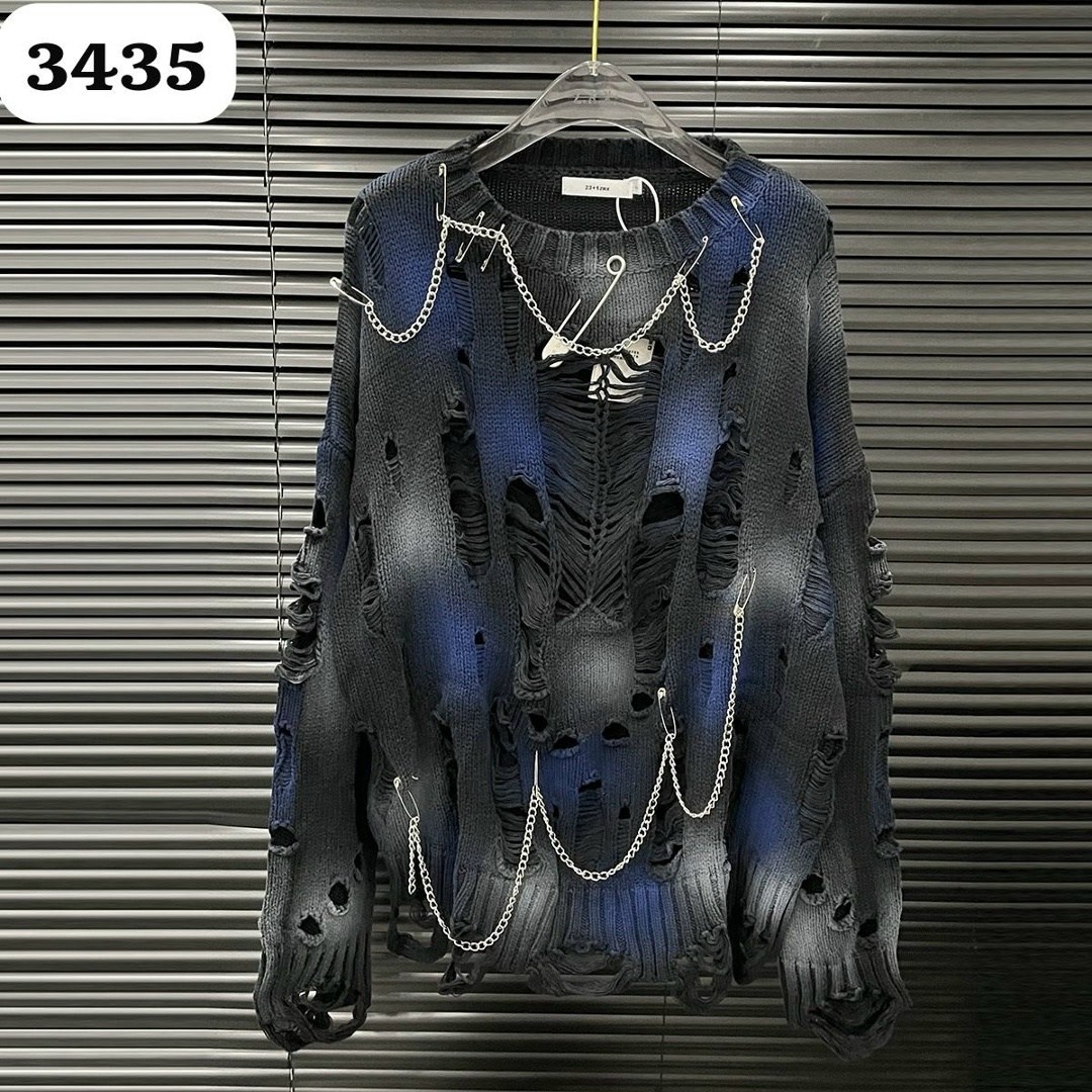 рваный свитер женский,кофта с дырками,рваная кофта,рваный свитер