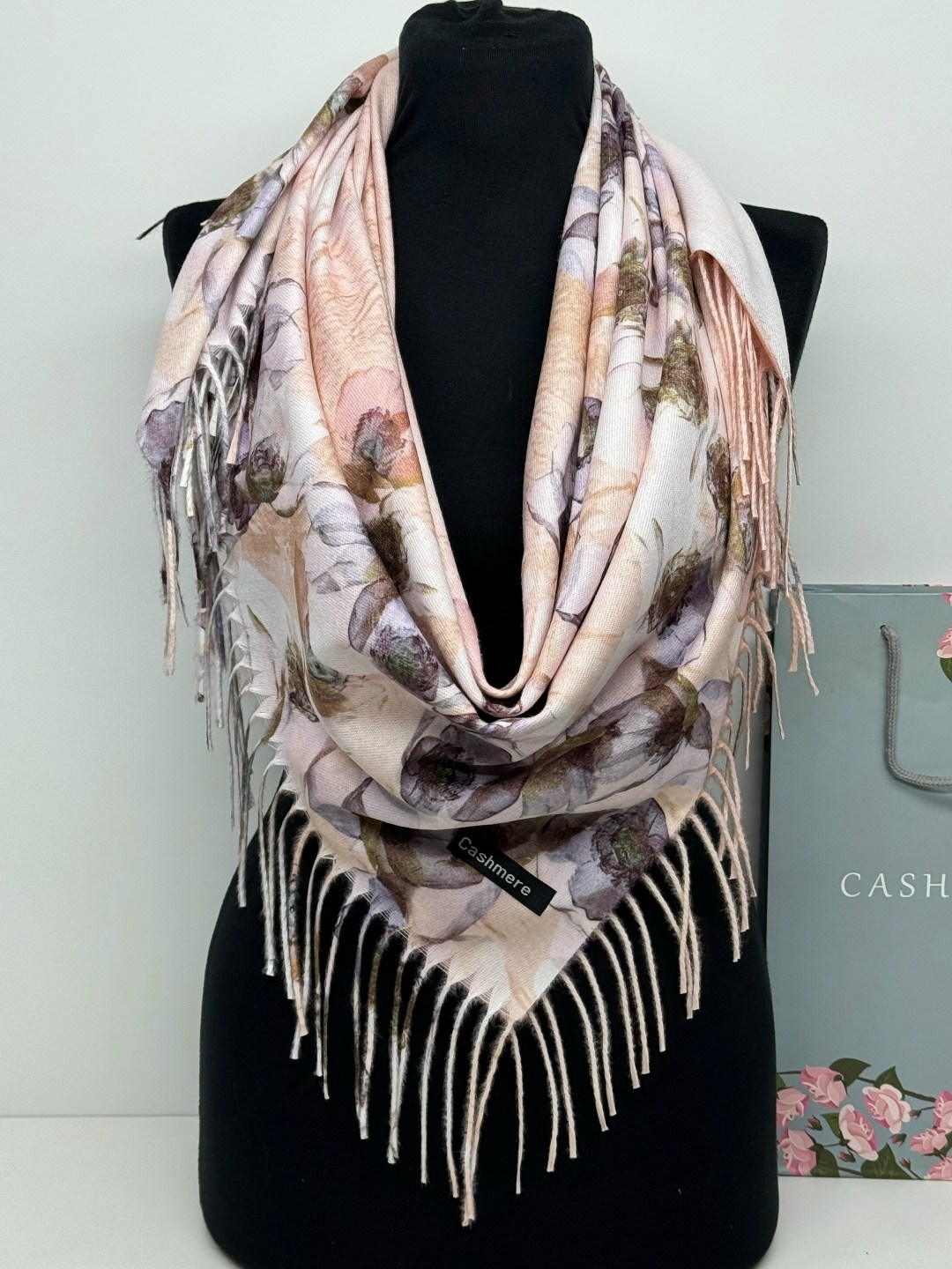 платок теплый двухсторонний,кашемировый платок,платки теплые,палантин женские,платки двусторонняя