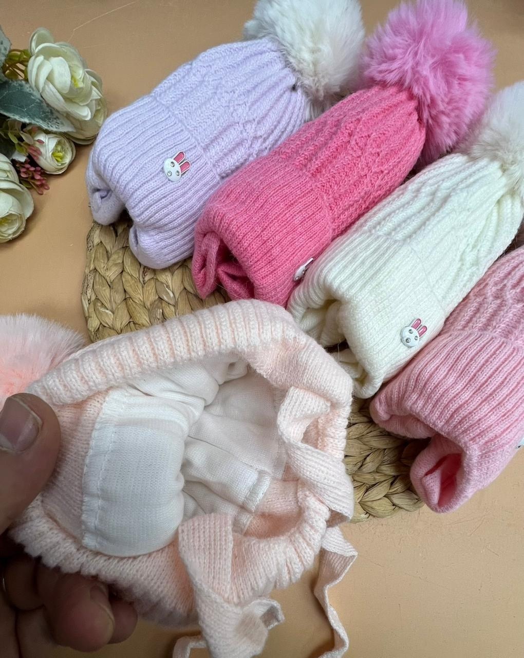 шапка вязаная,детская шапка,комплект шапки,шапки оптом,шапка вязаная детская