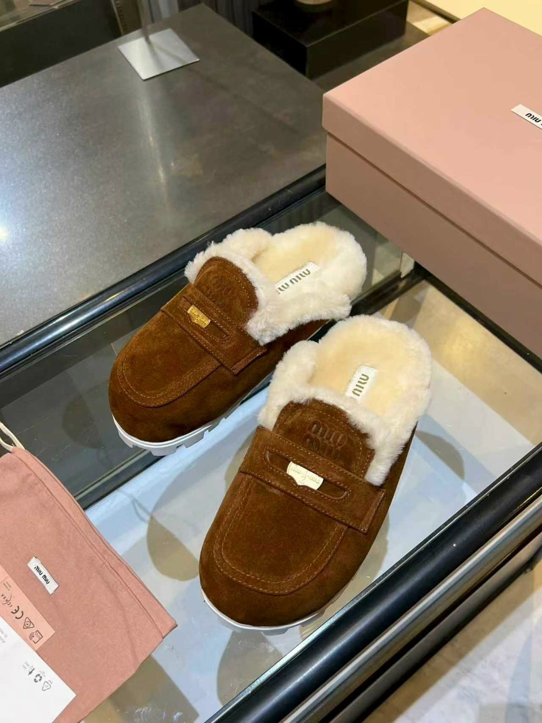 мюли женские с мехом,,меховые мюли женские,меховые мюли,сабо с мехом