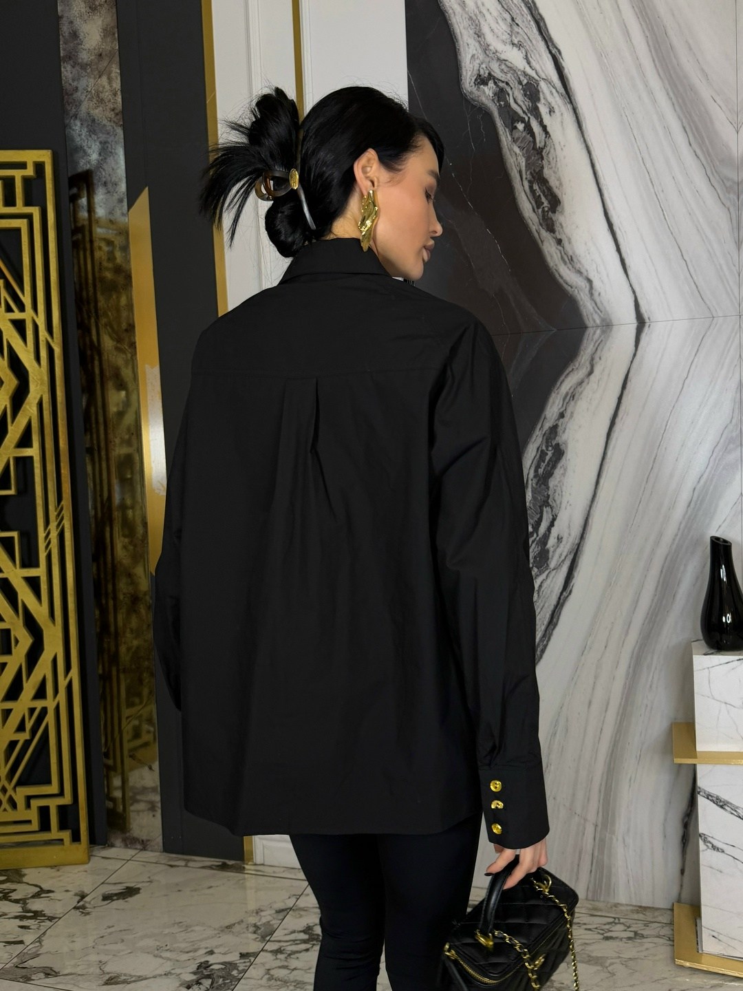 рубашка женская,черная рубашка,рубашка стильная,черная женская рубашка,блузка удлиненная