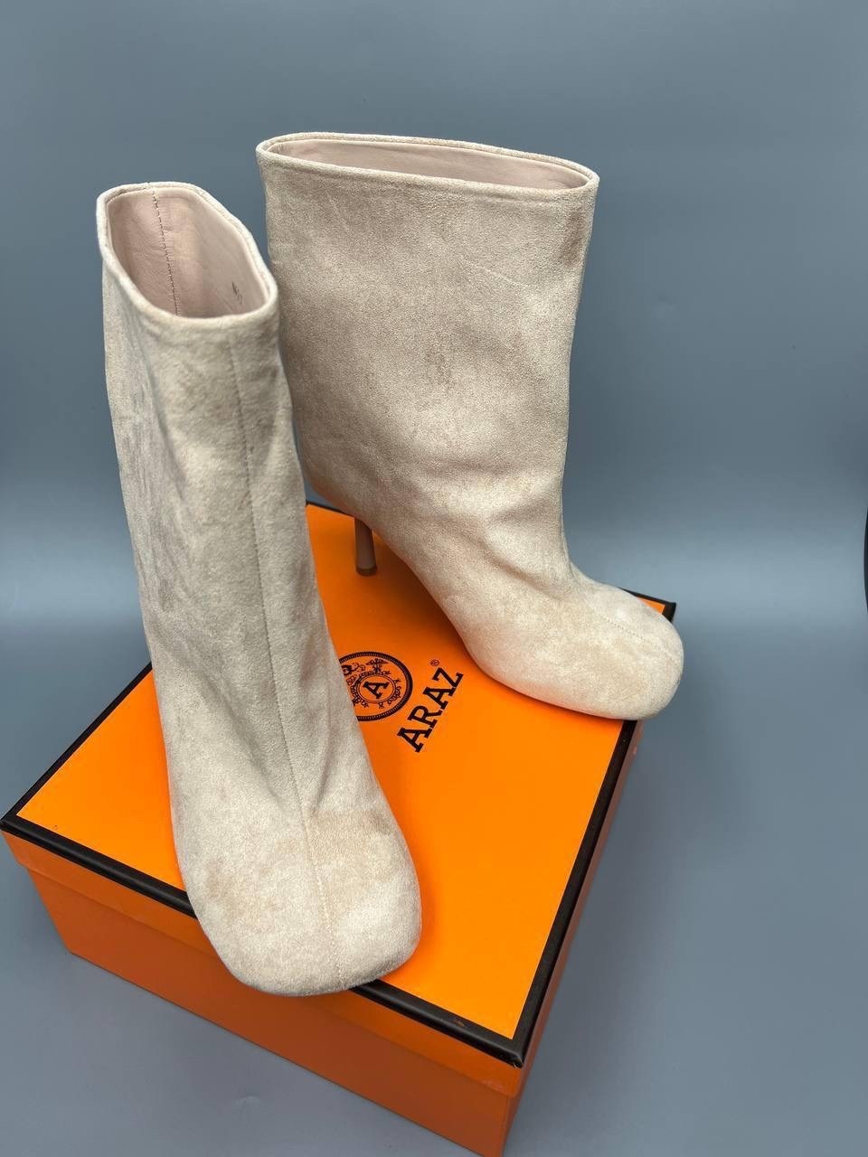 замшевые ботильоны прада женские,замшевые ботильоны,коричневые замшевые ботильоны,коричневые ботильоны,женские ботильоны