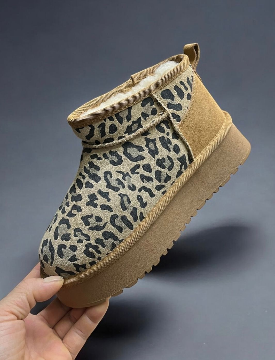 угги леопардовые женские зимние o`shade,угги леопардовые короткие на платформе,угги женские,угги зимние леопардовые короткие na moda,