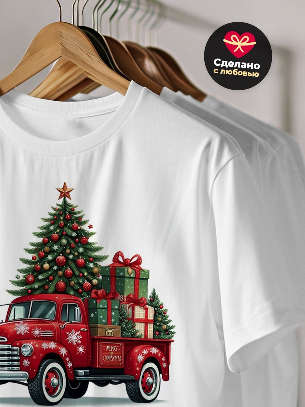 семейные новогодние футболки,новогодние футболки,новогодняя футболка с принтом,женская новогодняя футболка,футболка с рождеством