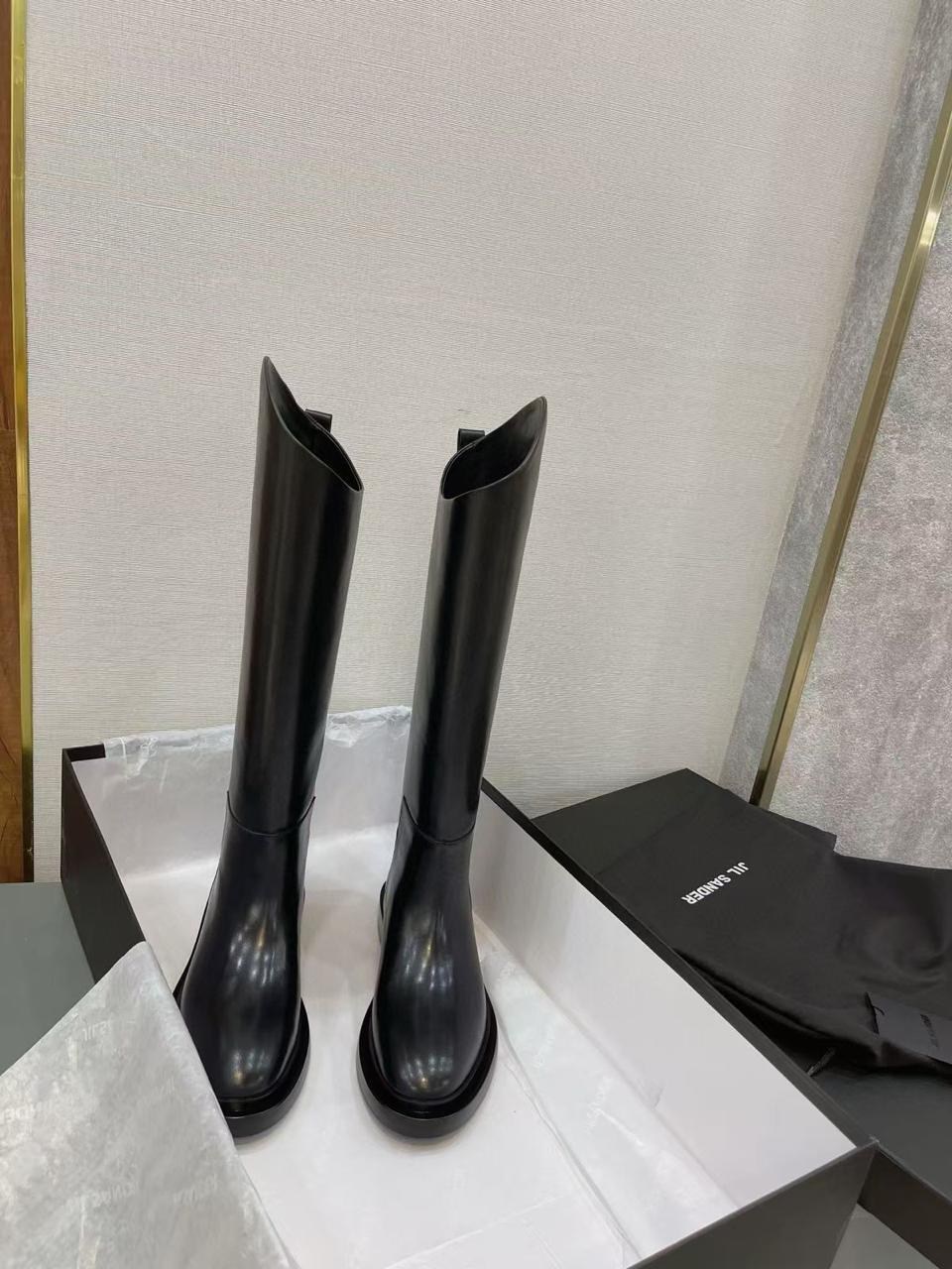 женские сапоги,сапоги высокие,jil sander сапоги,кожаные сапоги,кожаные женские сапоги