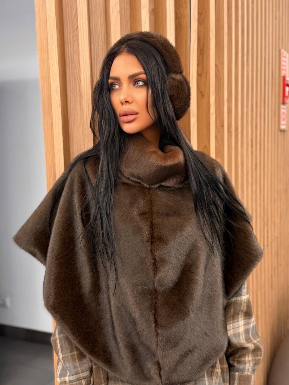 шуба,шубка,шуба норковая,меховая шапка,пончо из норки