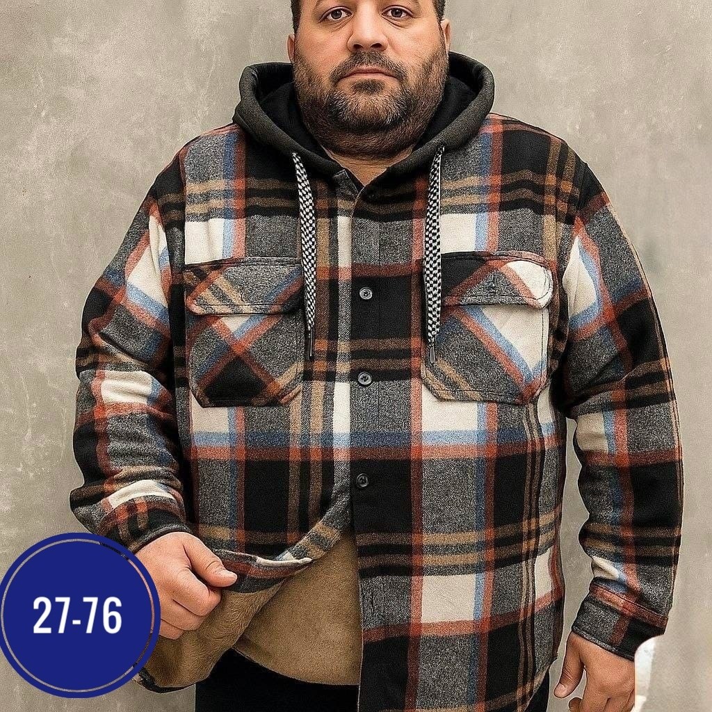 рубашка в клетку теплая с капюшоном,рубашка в клетку с капюшоном,утепленная рубашка в клетку,рубашка с капюшоном,теплая рубашка