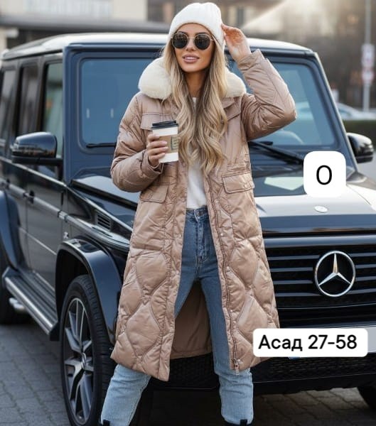 модные пуховики,куртка женская,женская зимняя куртка,пуховик бежевый,куртка зимняя длинная женская