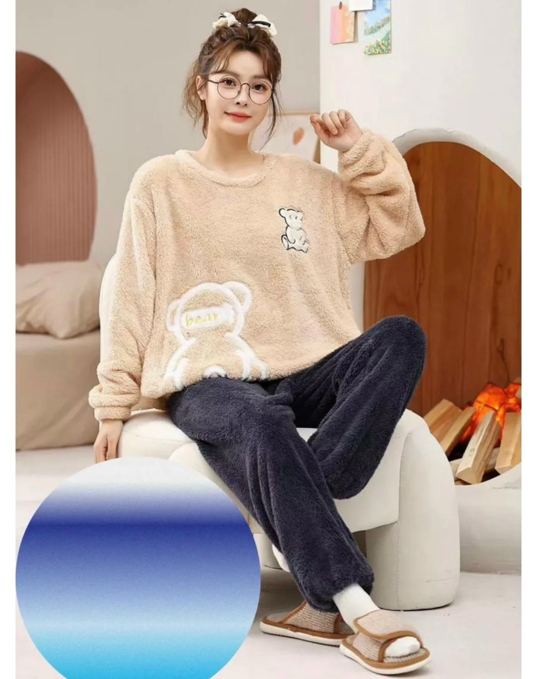 пижама со штанами теплая плюшевая,махровая пижама,плюшевая пижама,теплая пижама,теплая пижама женская