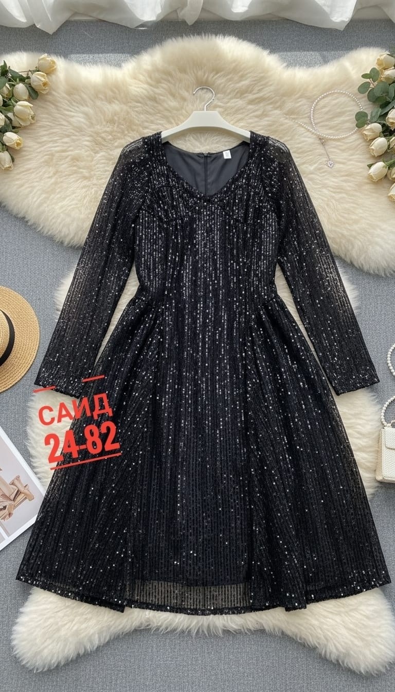 ,платье для взрослых,бархатное платье для вечеринок с блестками,платье клубное с квадратным воротником и блестками,платье трапециевидной формы с блестками