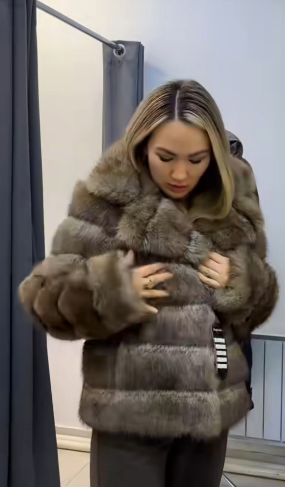 шуба из песца,шуба из песца под соболя,шуба финский песец alex furs,шуба из соболя,шуба из финского песца