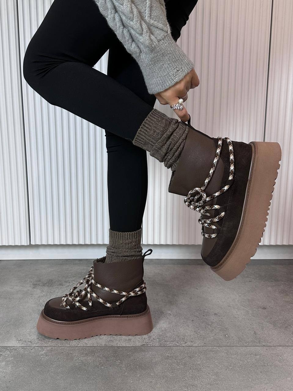 ,женские угги, женская,угги луноходы меховые на высокой подошве,угги зимние на платформе