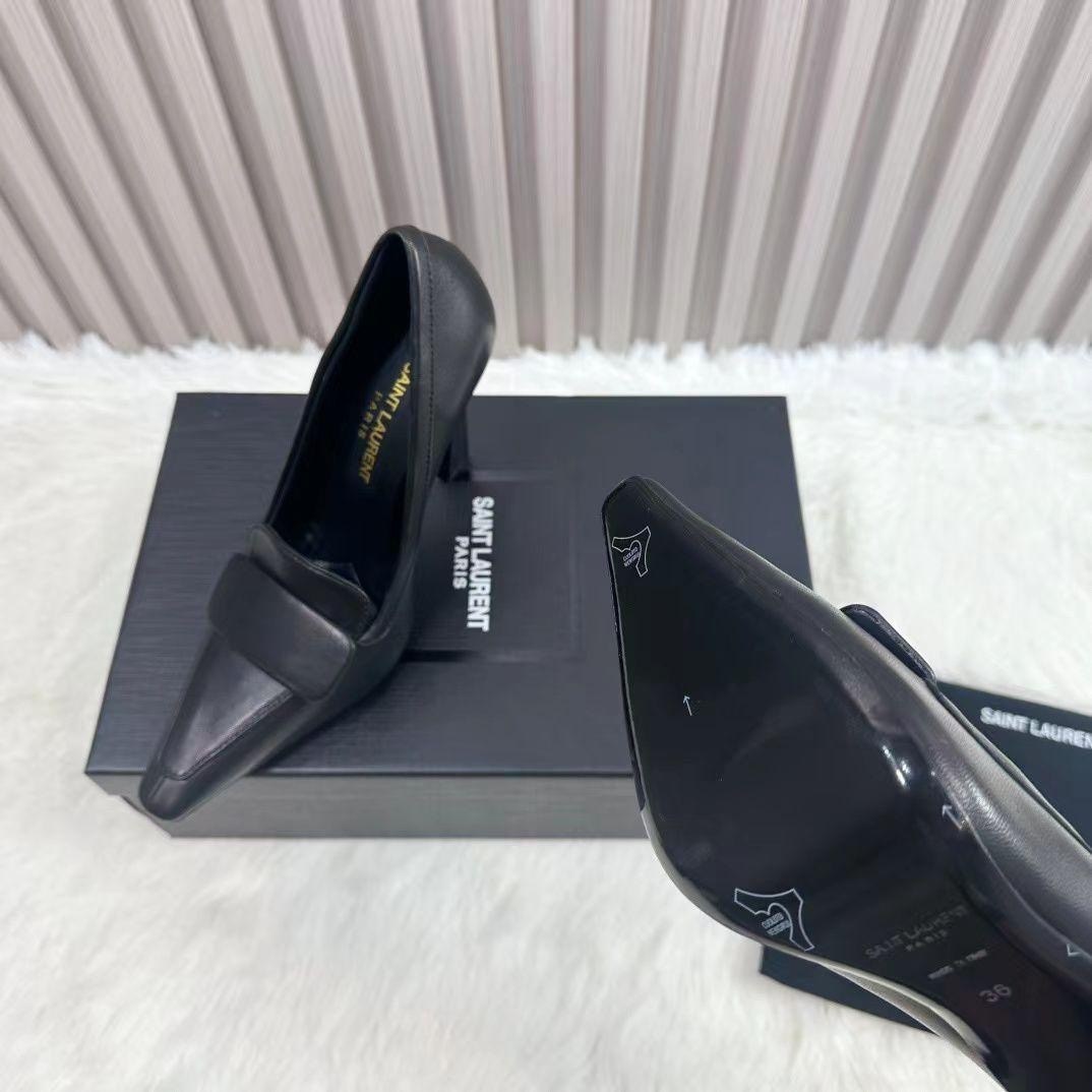 туфли yves saint laurent,saint laurent туфли,,туфли женские,туфли ив сен лоран с каблуком логотипом