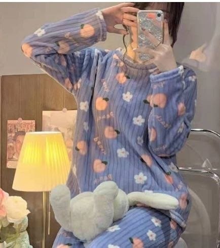 пижама теплая женская,теплая пижама женская флисовая,махровая пижама,теплая пижама,плюшевая пижама женская