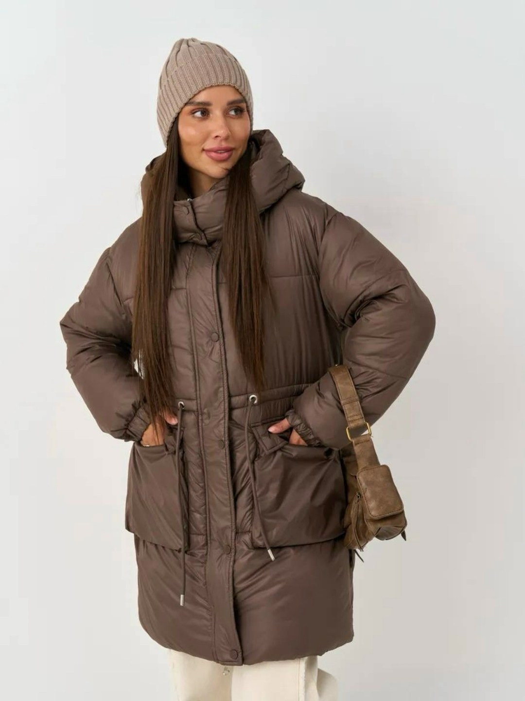зимняя куртка длинная с капюшоном soname studio 505349463,овертайм пуховик из плащевки 11921 арт. 48997 цвет: кофе темный,зимняя куртка с капюшоном оверсайз soname 258074396,пуховик,пуховик женский