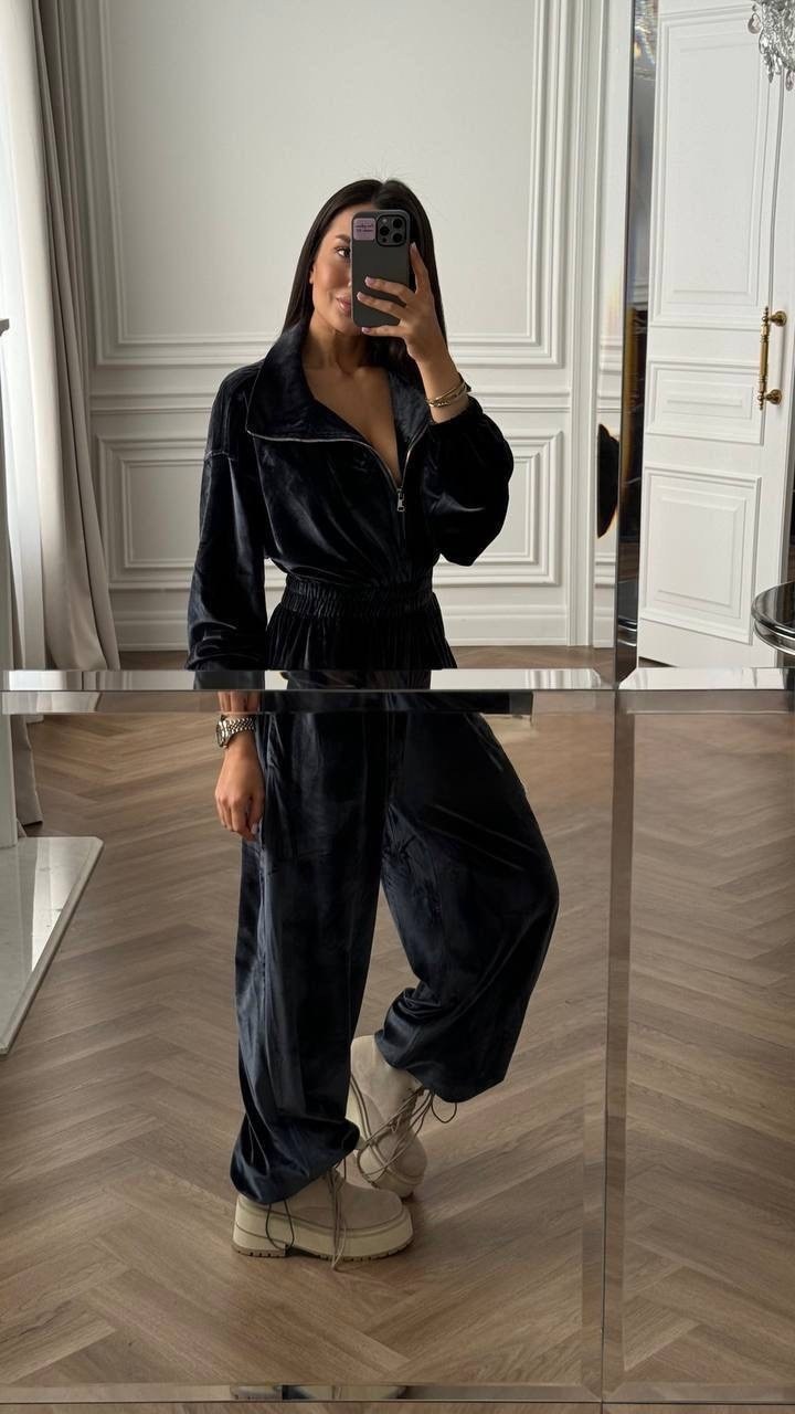 женский комбинезон велюровый,велюровый комбинезон,велюровый спортивный костюм,велюровый спортивный костюм женски,комбинезон женский велюровый р.44-46