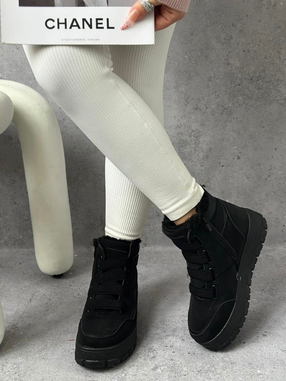 ,зимняя ,зимние ботинки женские,женская зимняя ,зимние кроссовки с подошвой