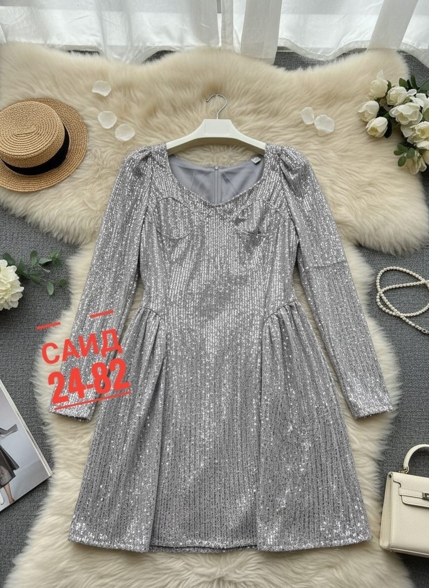 ,платье для взрослых,бархатное платье для вечеринок с блестками,платье клубное с квадратным воротником и блестками,платье трапециевидной формы с блестками