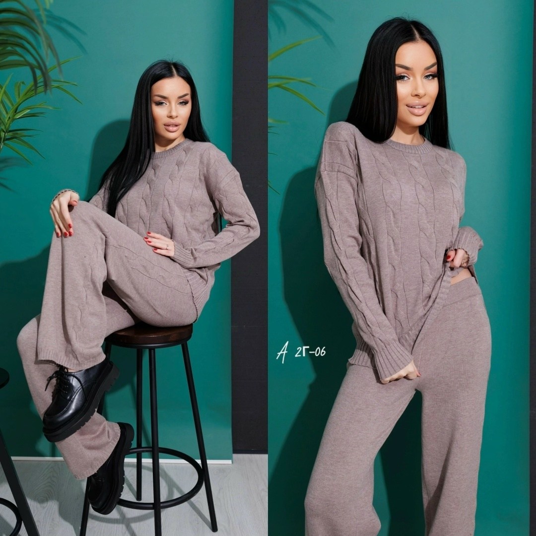 женский вязаный костюм,вязаный костюм с брюками теплый,брючный вязаный костюм женский,вязаный костюм,костюм вязаный женский с брюками