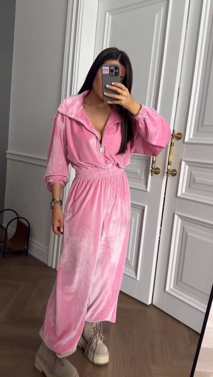 женский комбинезон велюровый,велюровый комбинезон,велюровый спортивный костюм,велюровый спортивный костюм женски,комбинезон женский велюровый р.44-46