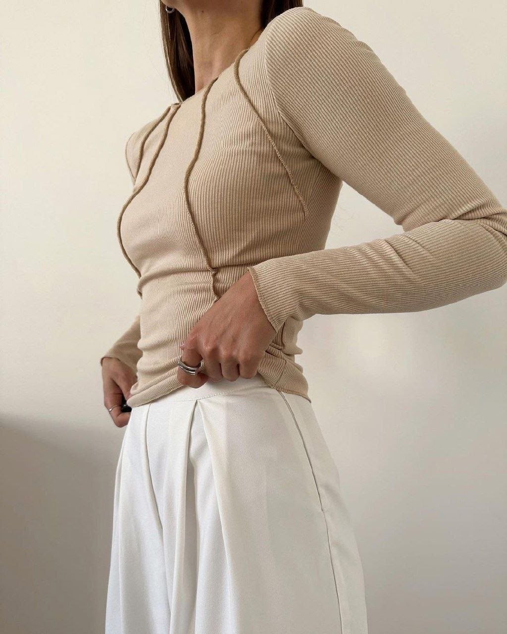 лонгслив женский бежевый,кофта лапша женская,кофта лапша,бежевый джемпер,кофта бежевая