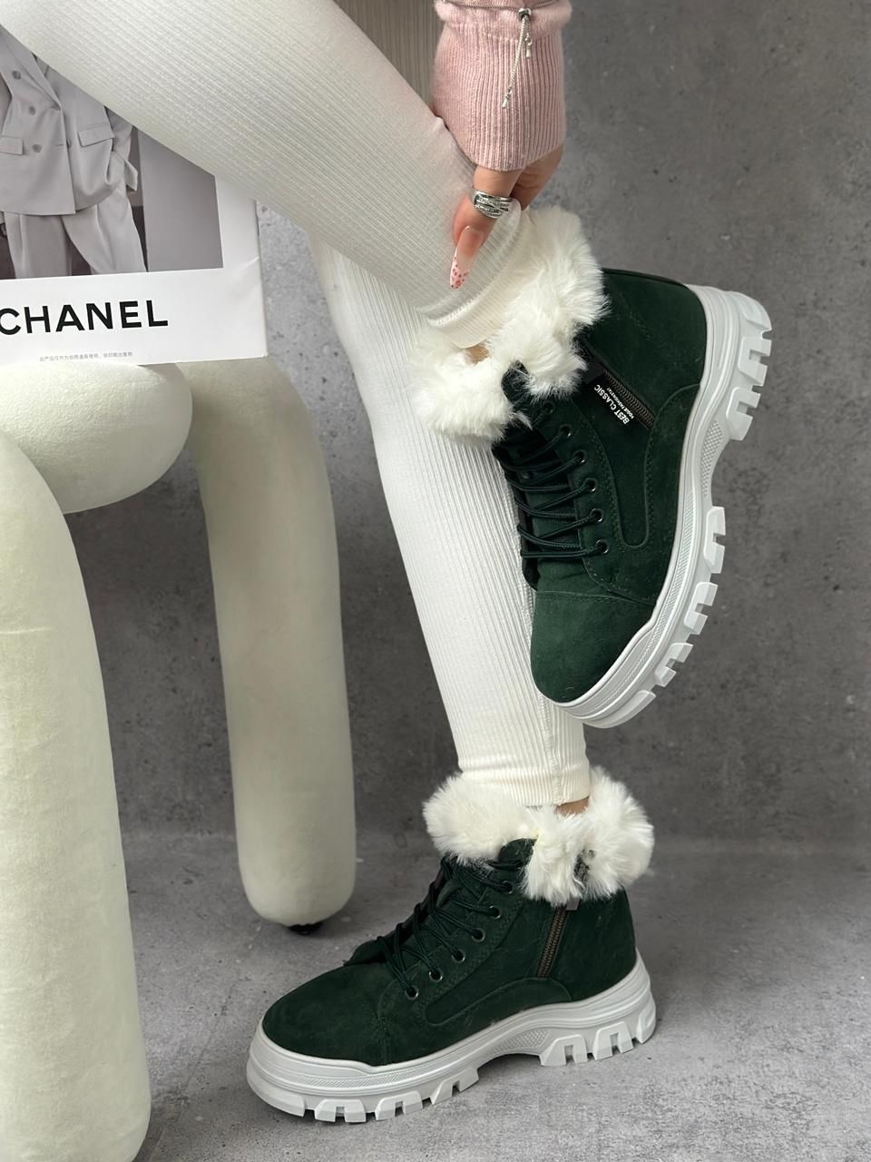 ,зеленые ботинки,ботинки женские зимние,ботинки женские зеленые,ботинки женские