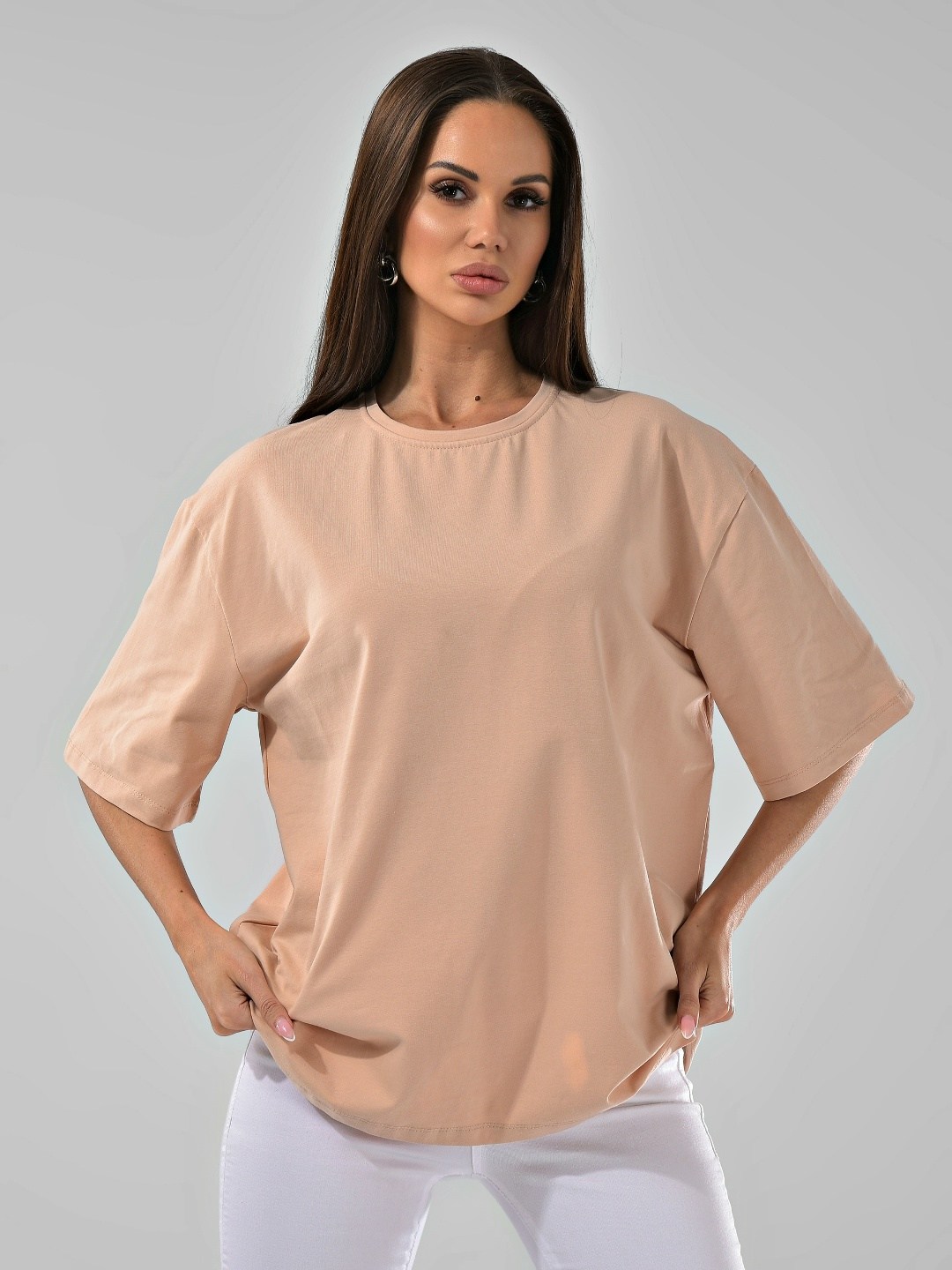 женская футболка оверсайз,футболка оверсайз однотонная базовая,футболка оверсайз,базовая футболка оверсайз,футболка в стиле оверсайз