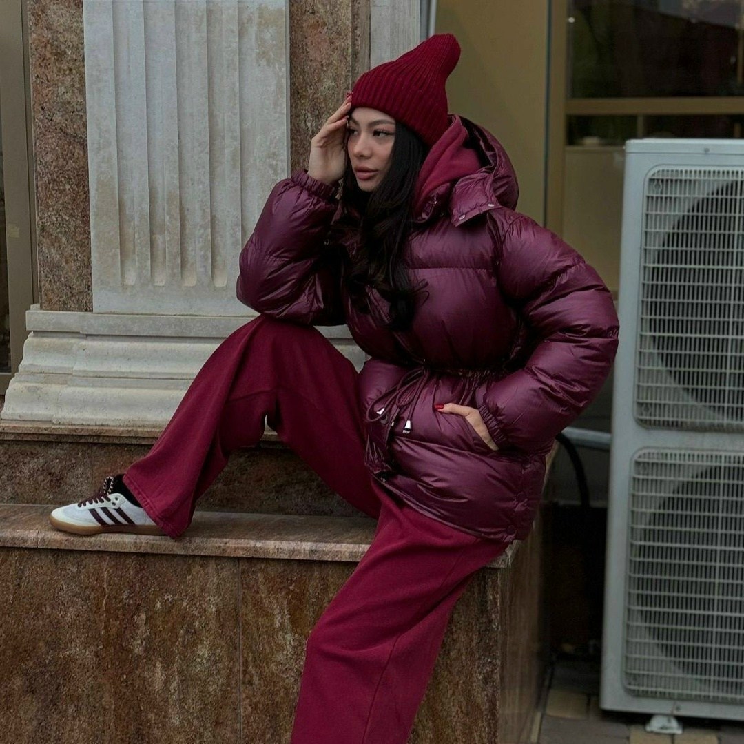 женская куртка,пуховик женский,бордовая куртка,пуховик для женщин,бордовый пуховик женский