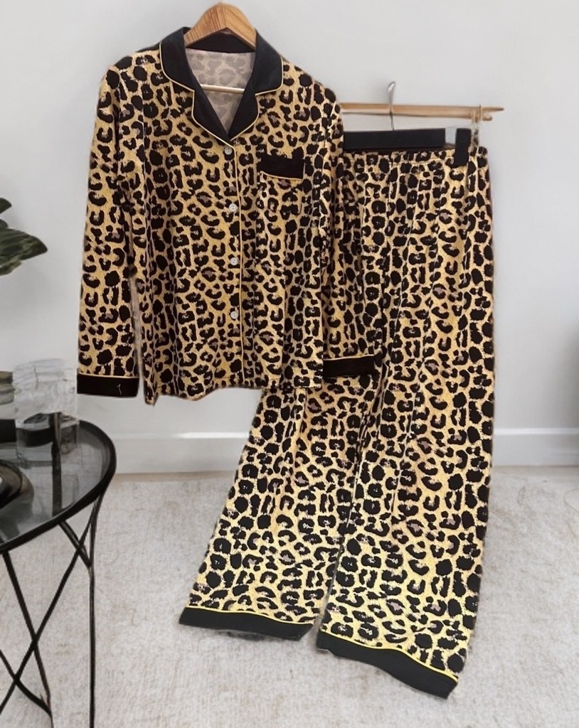 пижама леопардовая,домашняя одежда пижама,комплект пижама,пижамы для женщин,пижамные костюмы