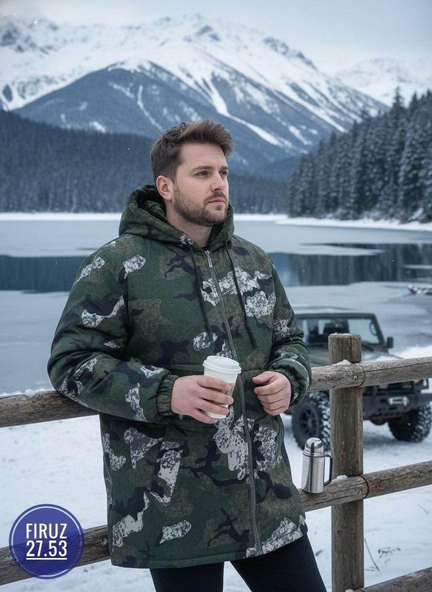 зимний куртка мужской,зимняя куртка,куртка камуфляж,удлиненная куртка,куртка парка мужская