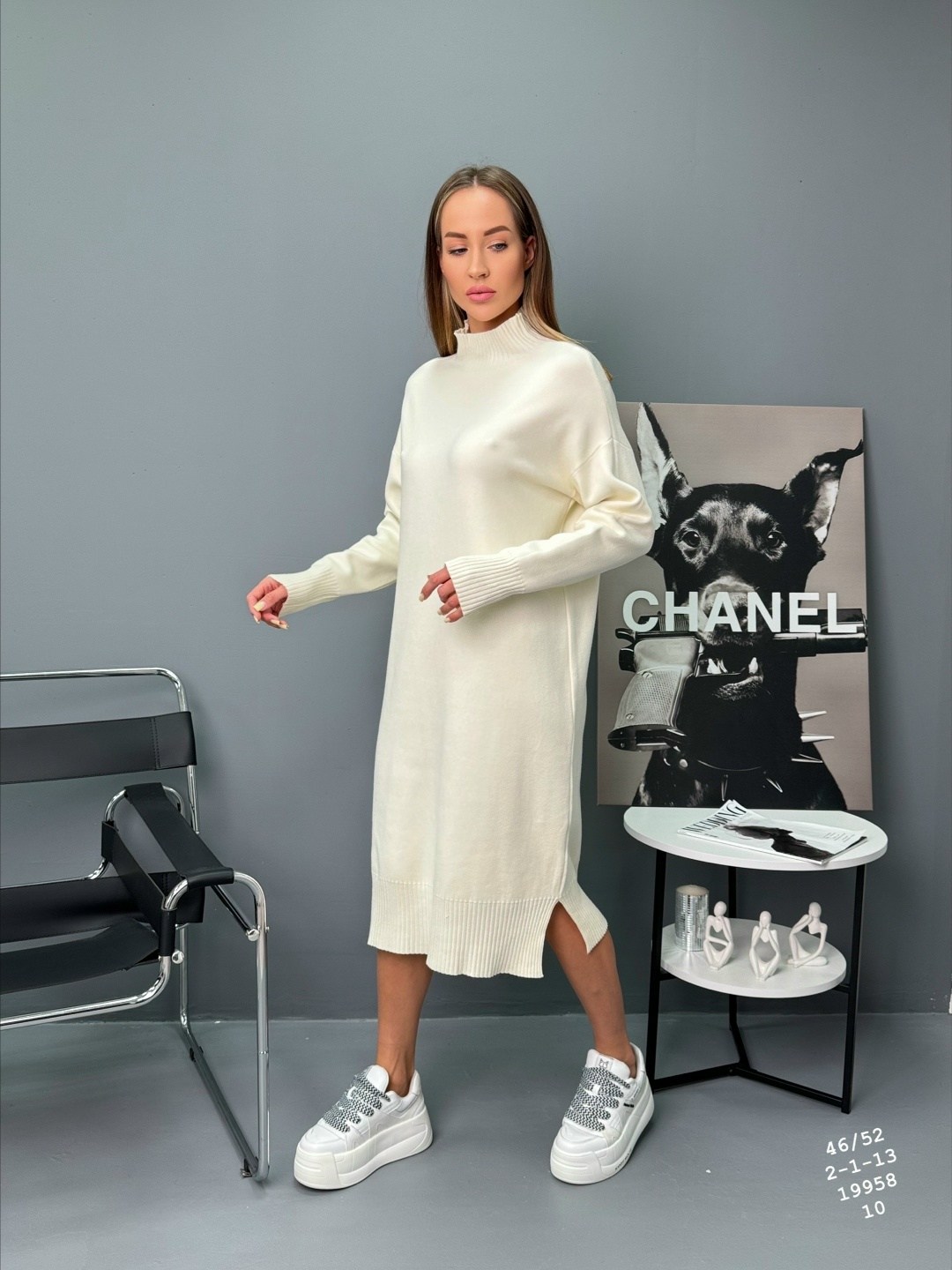 туника платье,вязаное платье,платье со свитером,платье вязаное на высокий рост с разрезами ga&lar 138039321,модная туника