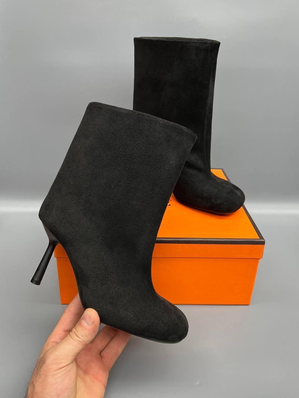 замшевые ботильоны прада женские,замшевые ботильоны,коричневые замшевые ботильоны,коричневые ботильоны,женские ботильоны